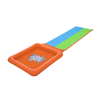 Podwójny Ślizg wodny Super Splash dla dzieci 3+ BESTWAY Tor 531cm + Brodzik 129 l + Natrysk